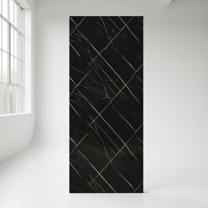 AUREA Autocollant Mural 22 Fils - 6198- 5-Noir 120×300cm