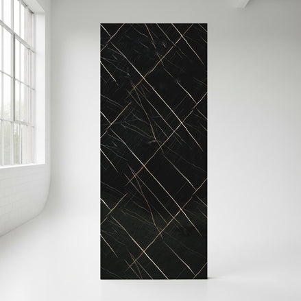 AUREA Autocollant Mural 22 Fils - 6198- 5-Noir 120×300cm
