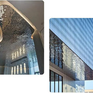 Reflet Sylver Autocollants Muraux - Argent 120×300cm
