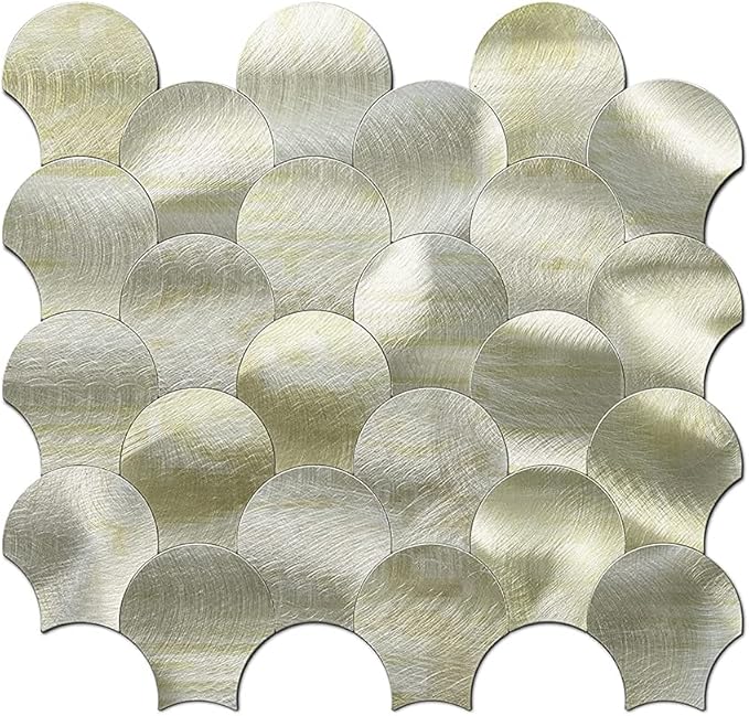 Mosaic Ecaille Or/ Argent - L92268×303Mm
