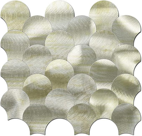 Mosaic Ecaille Or/ Argent - L92268×303Mm