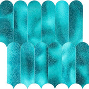 Mosaic Eventail BLEU Turquoise — 298×288mm