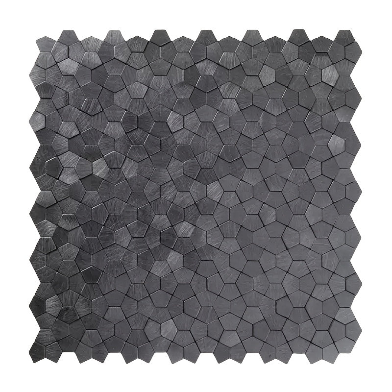 Mosaic Polygone GRIS Foncé — 282×282mm