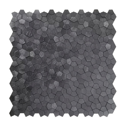 Mosaic Polygone GRIS Foncé — 282×282mm