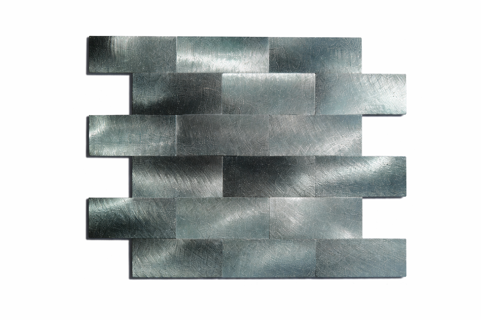 Mosaic RECT Degradé GRIS / NOIR — 288×294mm
