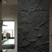 RAW Roche De Montagne Épaisse En PU - N° 6 Noir 120×60cm