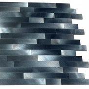 Mosaic RECT Allongé BLEU METAL — 300×300mm