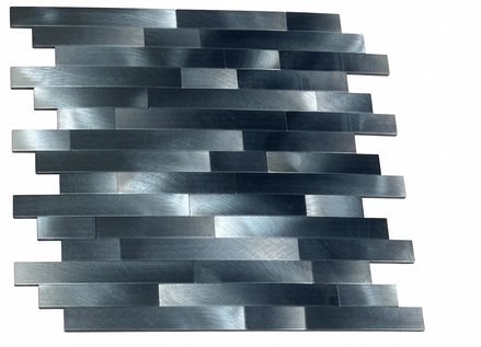 Mosaic RECT Allongé BLEU METAL — 300×300mm