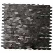 Mosaic Pentagone METAL Anthracite — 300×310mm