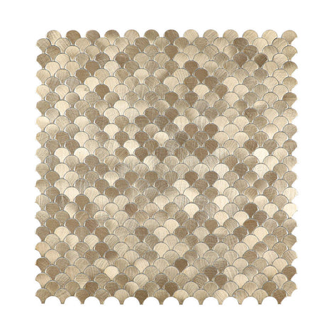 Mosaic MINI Ecaille OR Brossé — 288×298mm