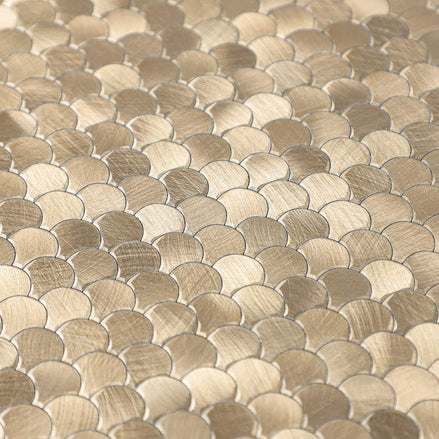 Mosaic MINI Ecaille OR Brossé — 288×298mm