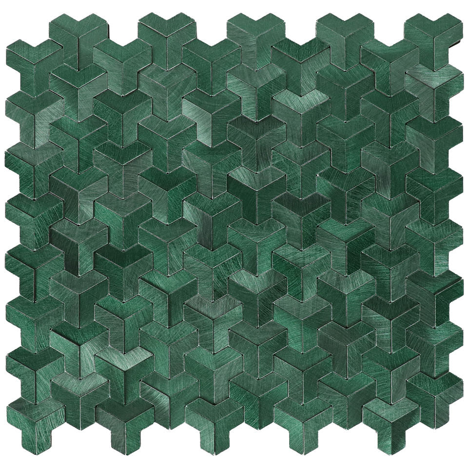 Mosaic MINI Chevron Y VERT — 303×280mm
