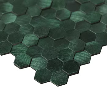 Mosaic Pentagone VERT SAPIN — 295×305mm