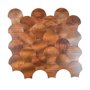 Mosaic Ecaille Marron — 268×303mm