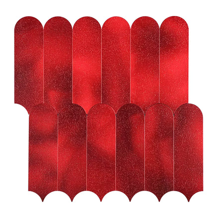 Mosaic Eventail ROUGE — 298×288mm