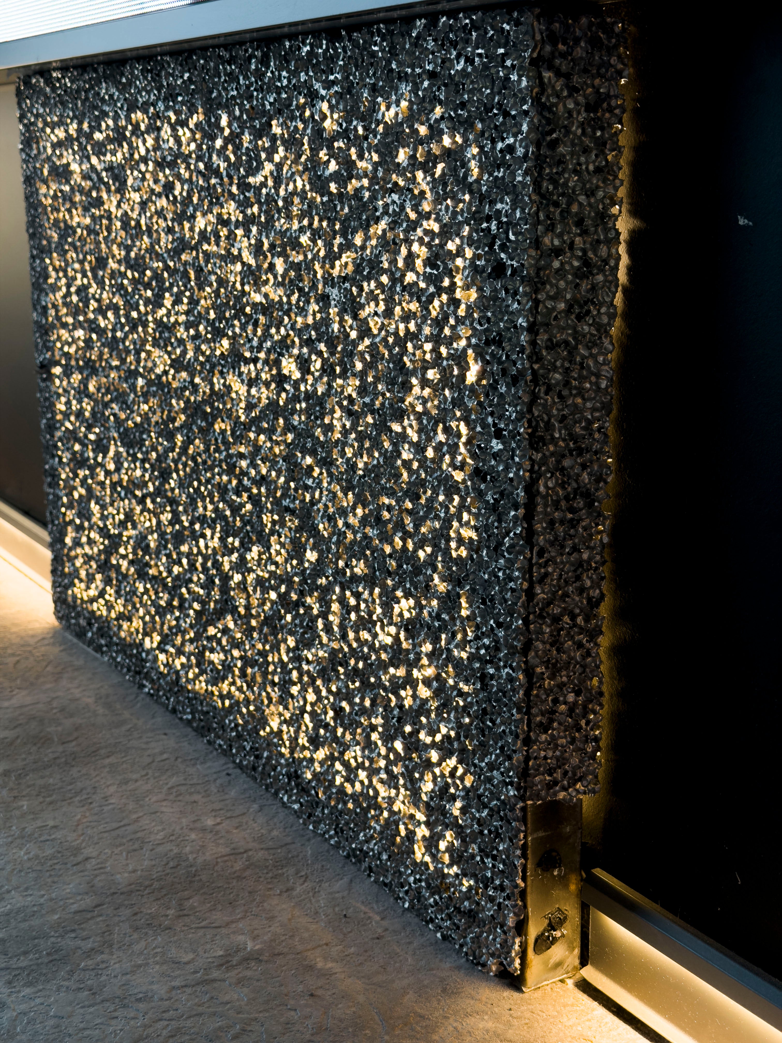 Mousse D'Aluminium Translucide - Argent 100×200cm