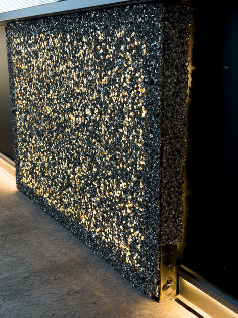 Mousse D'Aluminium Translucide - Argent 100×200cm