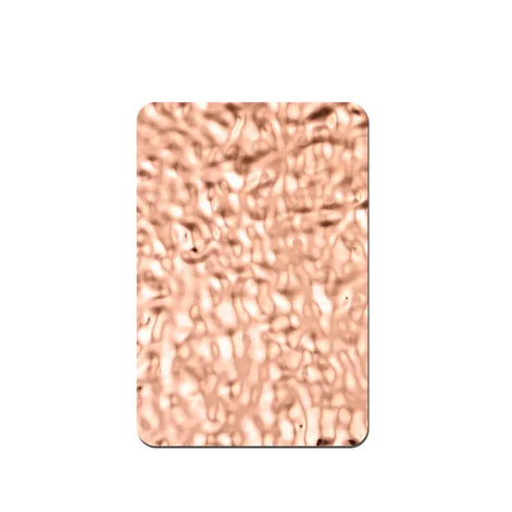 OXIDE Panneau Ondulé En Bois Composite - Or Rose 122×244cm