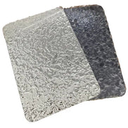 OXIDE Panneau Ondulé En Bois Composite - Argent 122×244cm
