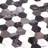 Mosaic MINI HEXA Blanc/Argent/Noir — 290×285mm