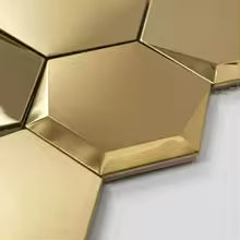 Mosaic HEXA Graphite 3D OR MAT — 260×300mm
