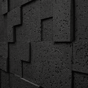 Castle Mosaïque De Travertin En Pierre Tendre » - Noir 120×60cm