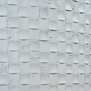 CUBIK Blocs De Mosaïque En Pierre Tendre » - Blanc Cassé 120×60cm