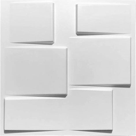 D098 - LOT DE 4 Plaques 3D PVC - 50Cm*50Cm