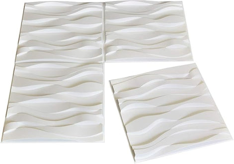 D124 - LOT DE 4 Plaques 3D PVC - 50Cm*50Cm
