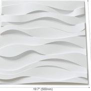 D124 - LOT DE 4 Plaques 3D PVC - 50Cm*50Cm