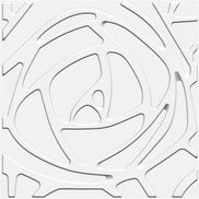 D156 - LOT DE 4 Plaques 3D PVC - 50Cm*50Cm