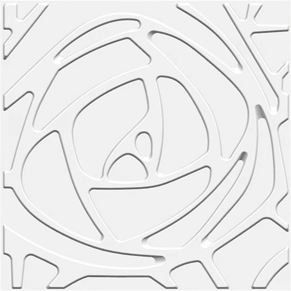 D156 - LOT DE 4 Plaques 3D PVC - 50Cm*50Cm