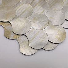Mosaic Ecaille Or/ Argent - L92268×303Mm