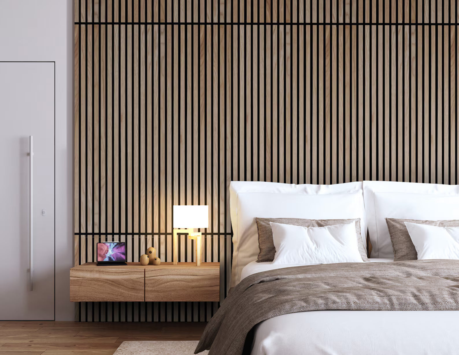 Panneau acoustique HDF Sonea Linea MJ1-17 — 60×240cm