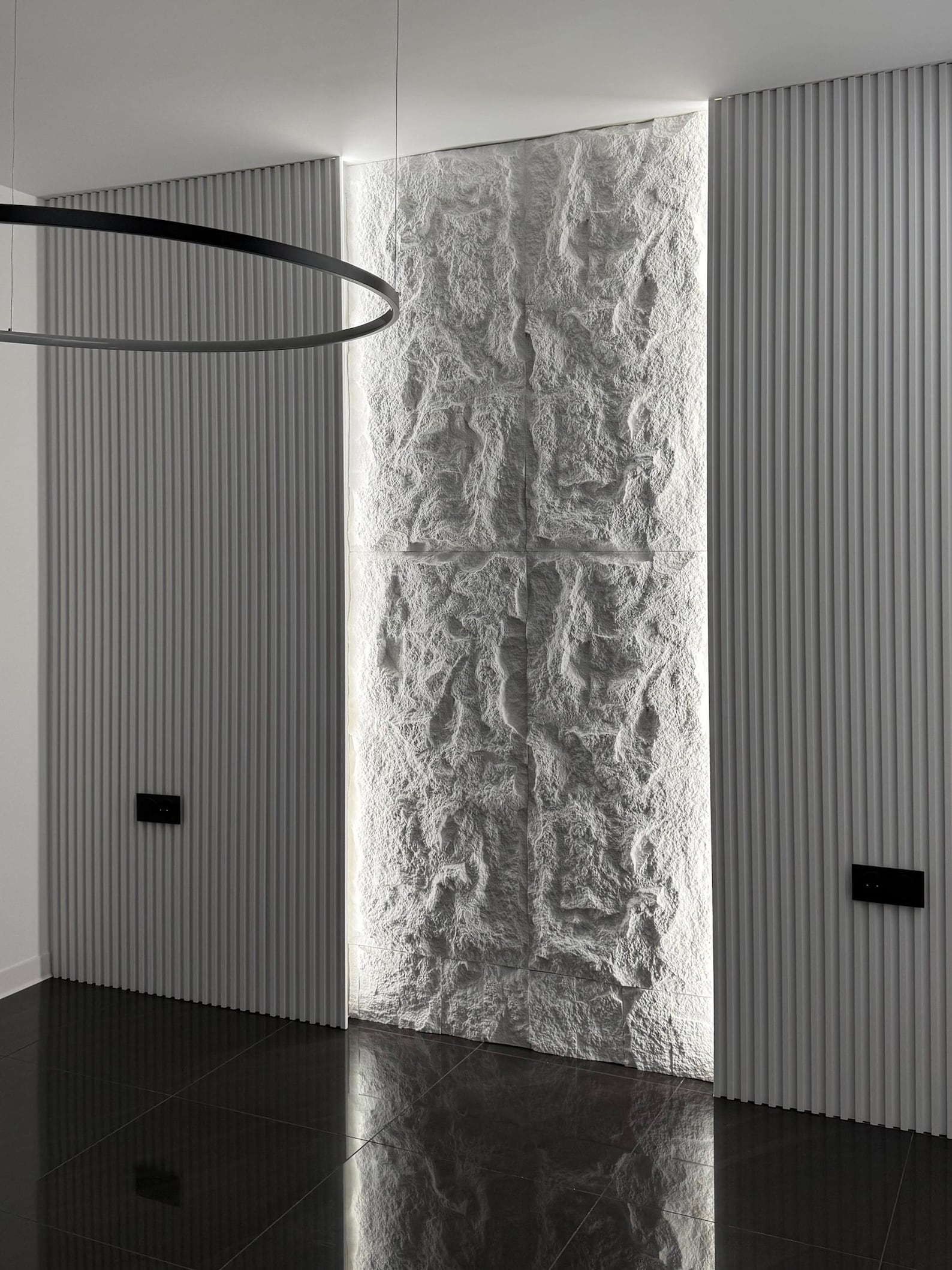 RAW Roche De Montagne Épaisse En PU - 1# Blanc 120×60cm