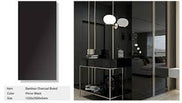 Mirrora Panneau Miroir En Placage De Bois (Wpc) - Miroir Noir 122×244cm