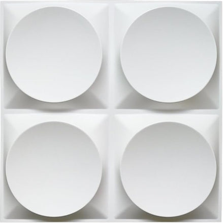 Lot de 4 plaques 3D PVC D027 — 50×50cm