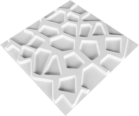 Lot de 4 plaques 3D PVC D067 — 50×50cm