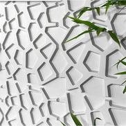 Lot de 4 plaques 3D PVC D067 — 50×50cm