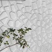 Lot de 4 plaques 3D PVC D067 — 50×50cm