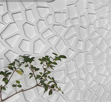 Lot de 4 plaques 3D PVC D067 — 50×50cm