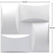 Lot de 4 plaques 3D PVC D163 — 50×50cm