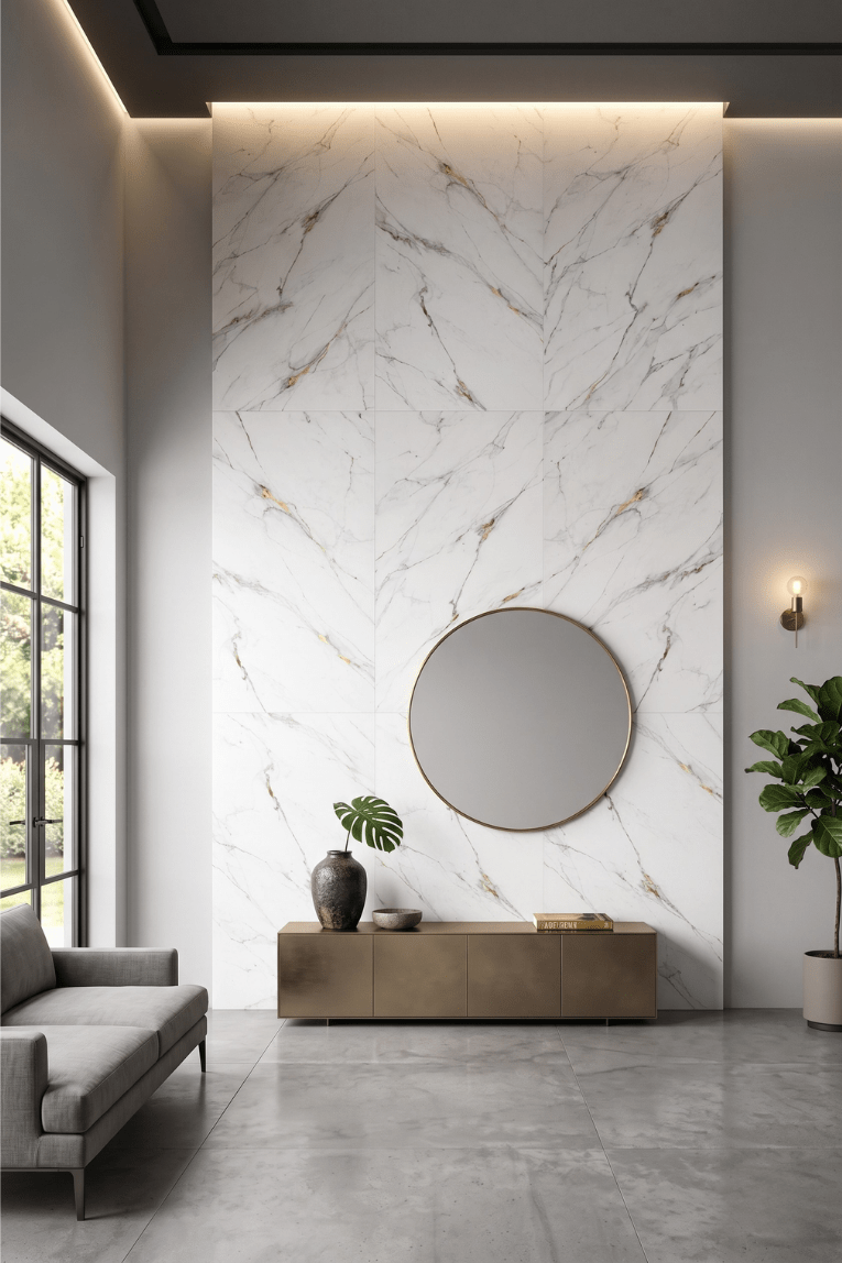 Marbre N°08 - Marbela Panneaux Muraux UV — 122×280cm
