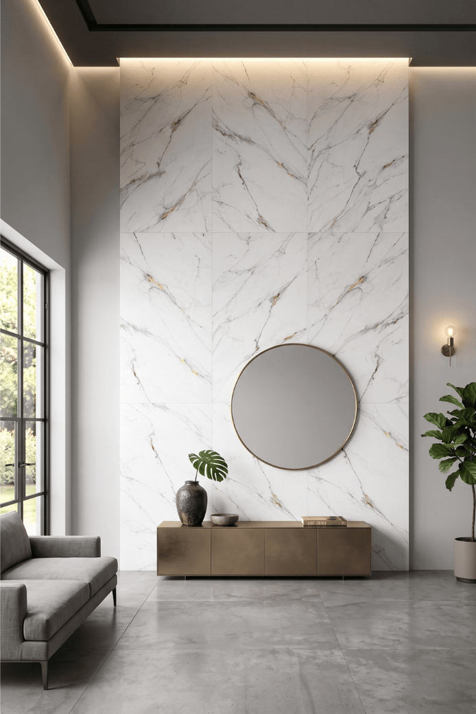 Marbre N°08 - Marbela Panneaux Muraux UV — 122×280cm