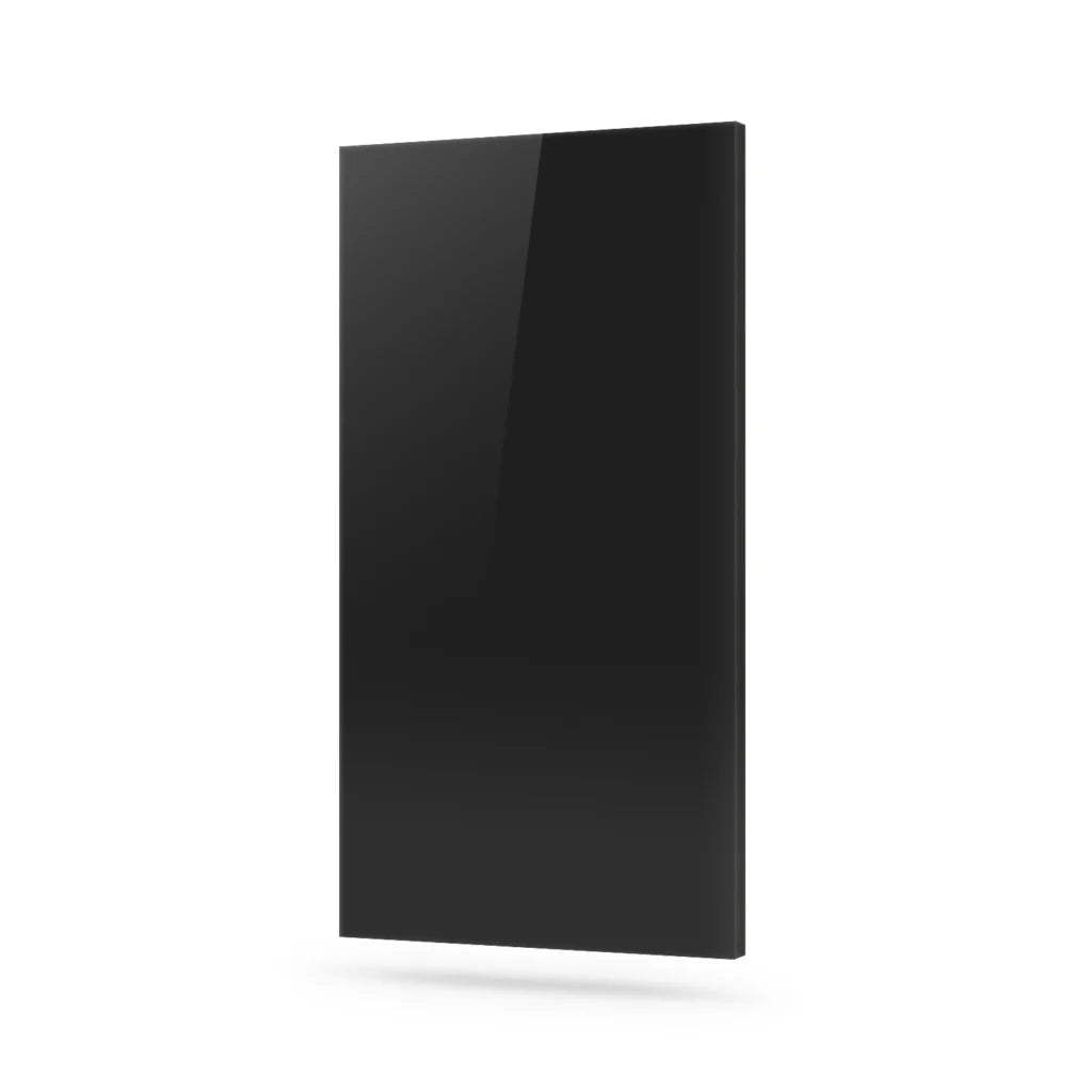 Mirrora Panneau Miroir En Placage De Bois (Wpc) - Miroir Noir 122×244cm