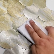 Mosaic Ecaille Or/ Argent - L92268×303Mm