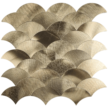 Mosaic Ecaille OR Brossé — 275×270mm