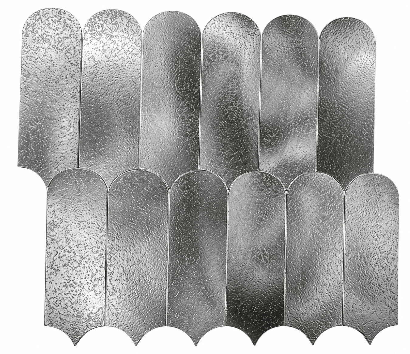 Mosaic Eventail GRIS — 298×288mm