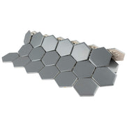 Mosaic HEXA Graphite 3D GRIS MAT — 260×300mm