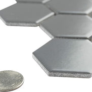 Mosaic HEXA Graphite 3D GRIS MAT — 260×300mm